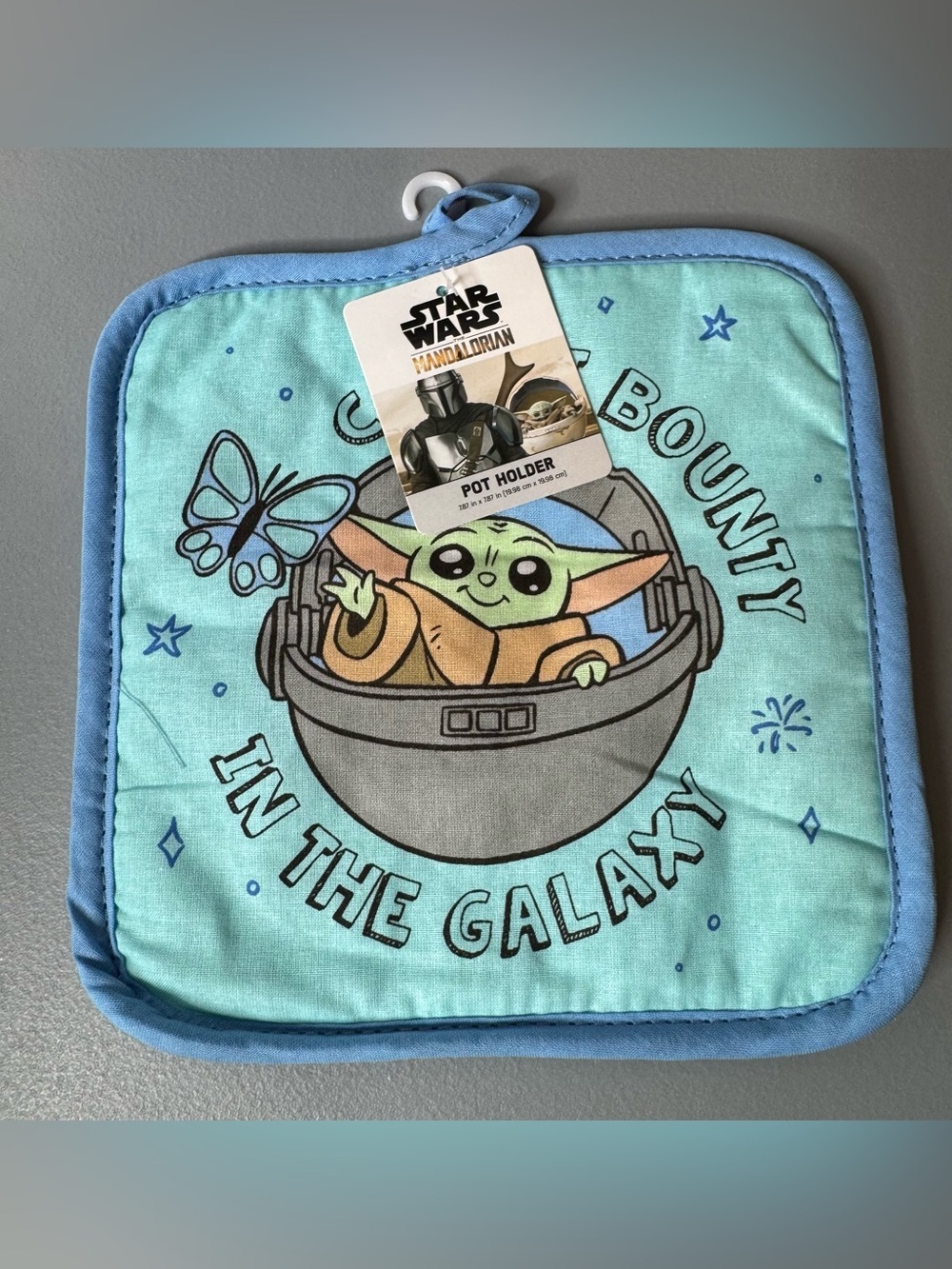 Star Wars mandalorian Baby Yoda grogu Pot Holder pastel cutest bounty in the gal